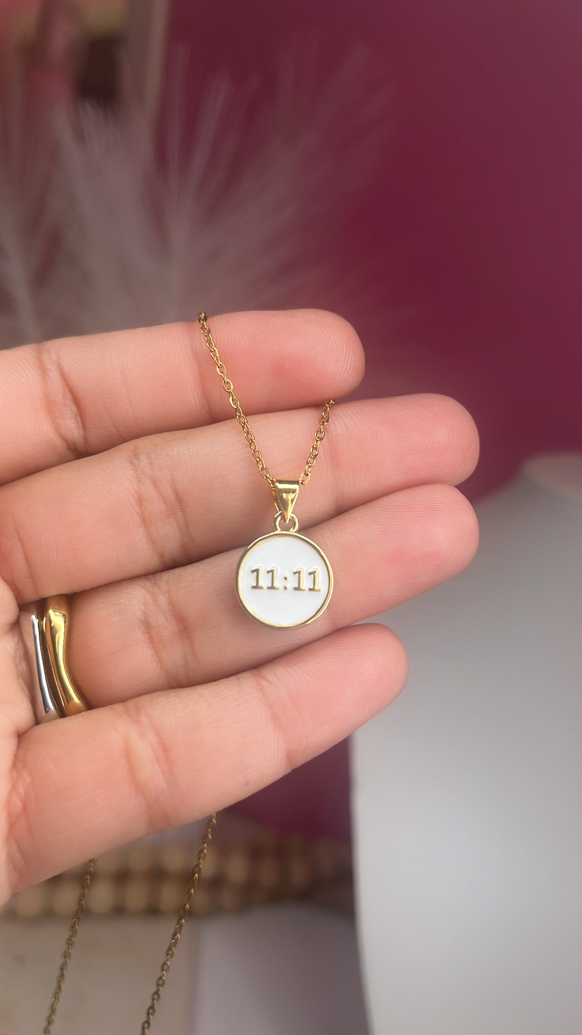 Necklace 11:11 White