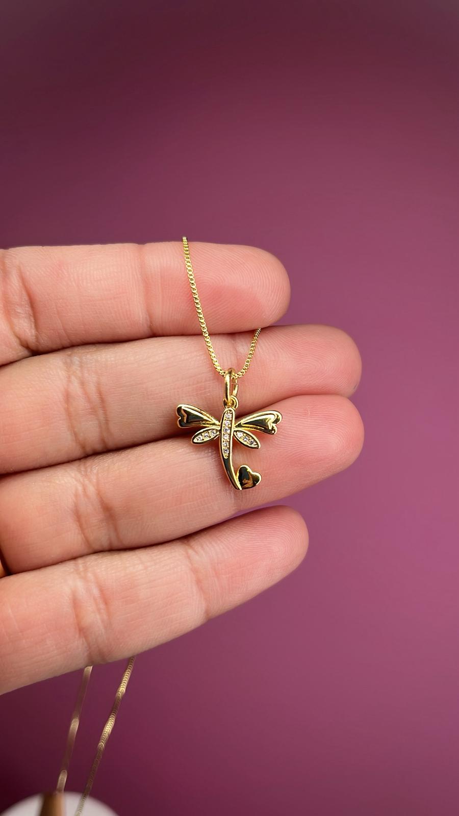 Necklace Libélula Celestial