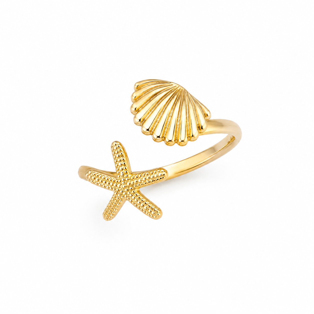 Sortija Concha y Estrella