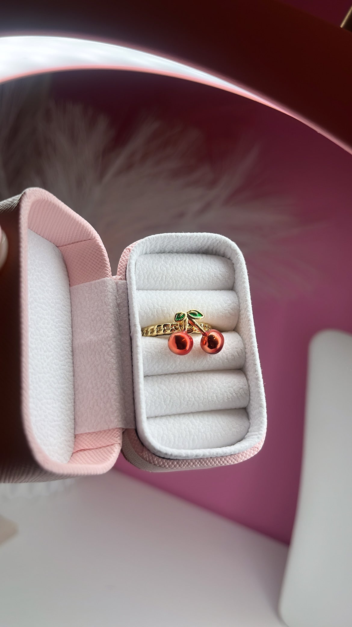 Sortija Cherry Classic