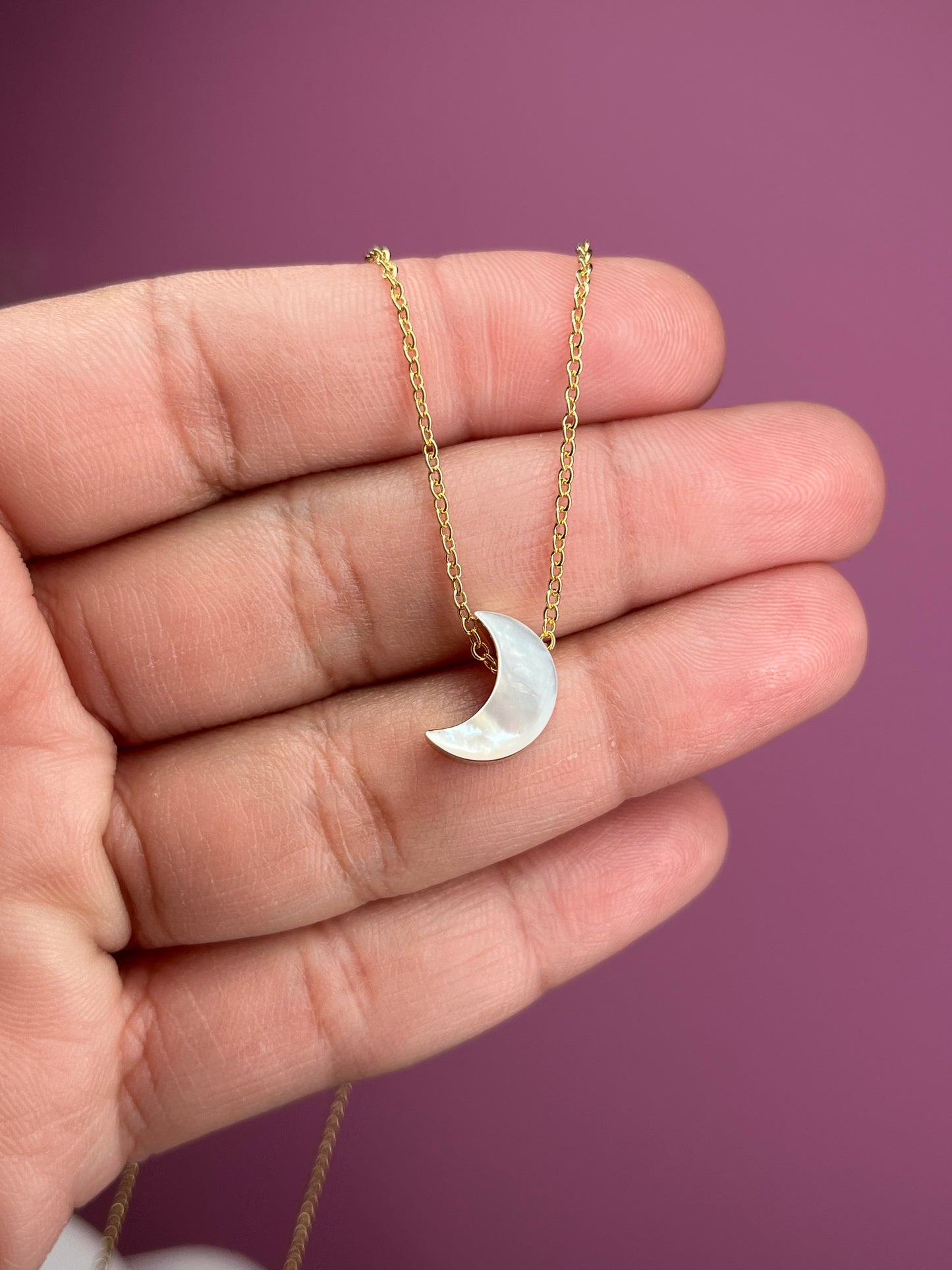 Necklace Luna Madre Perla