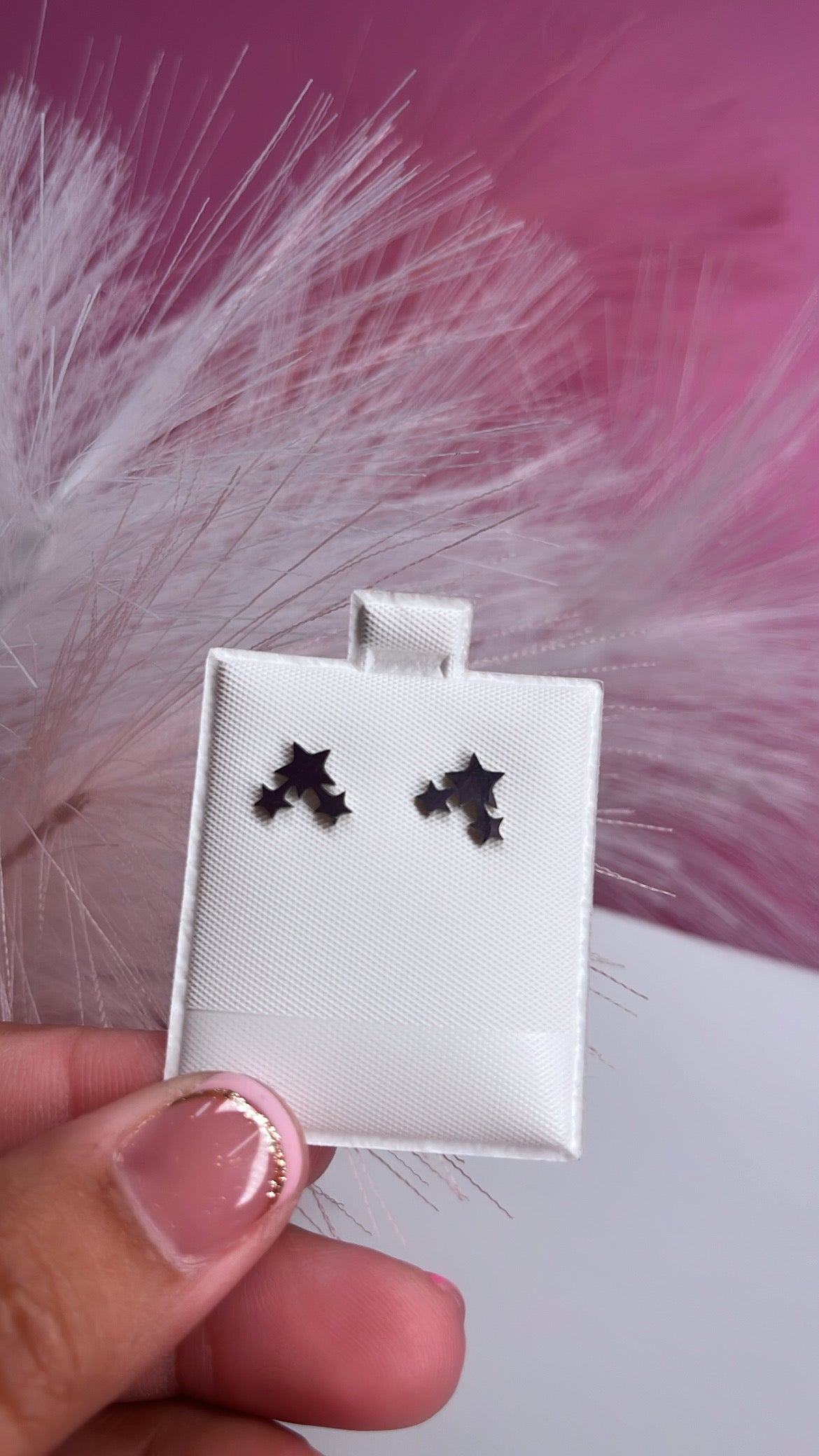 Arete Estrellas Plata