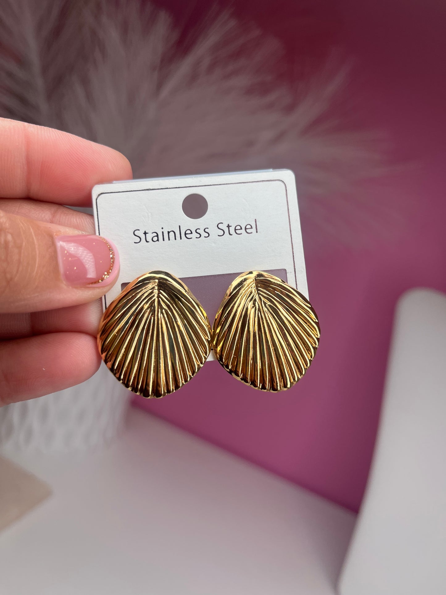 Arete Verano Caracol Liso