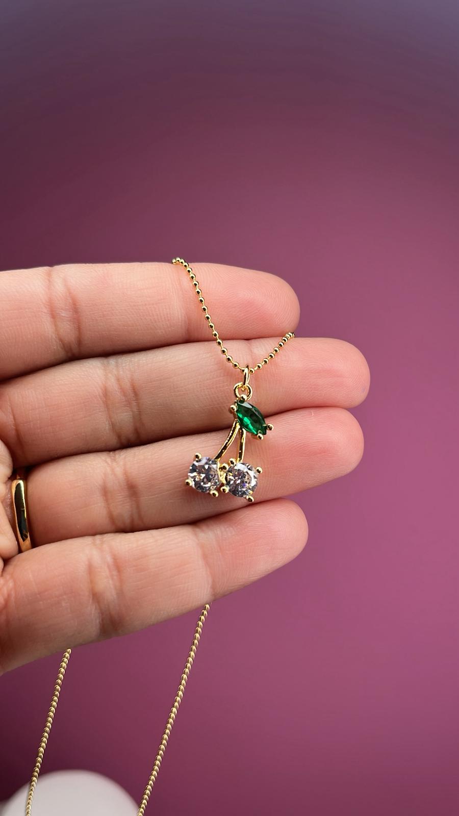 Necklace Cherry Diamond