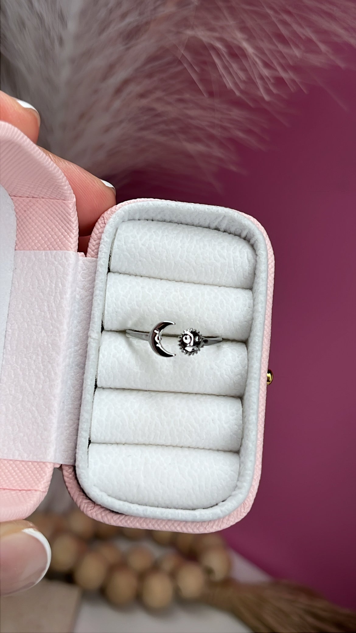 Sortija Sol-Luna-Plata