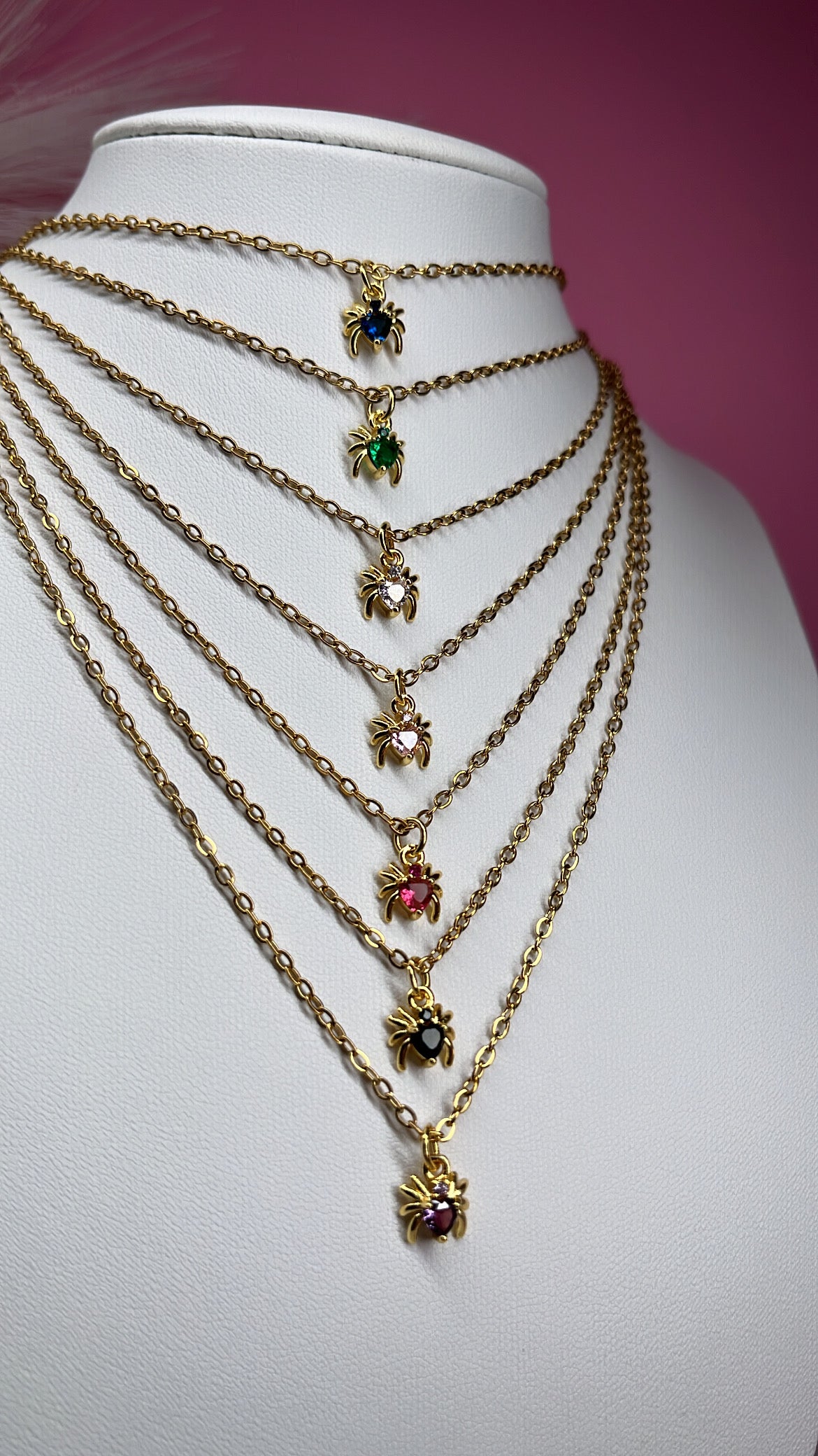 Spider Love Necklace