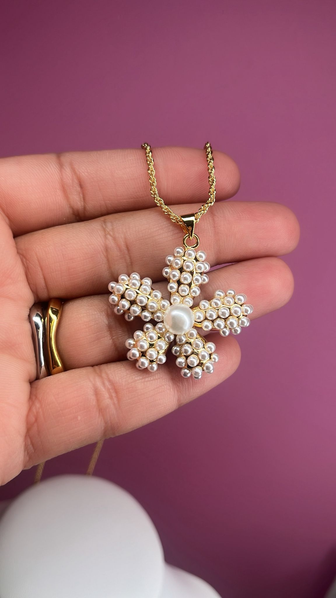 Necklace Perla Floral