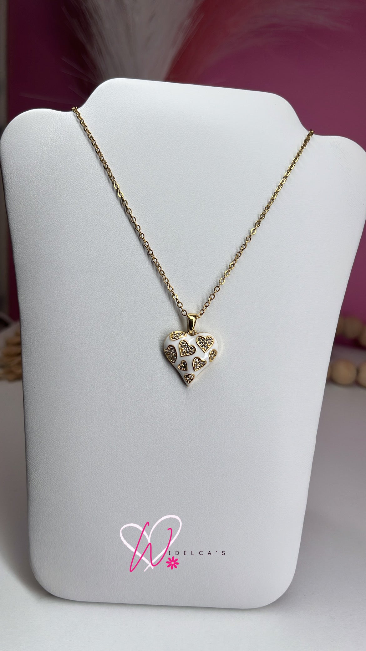 Love Print Necklace