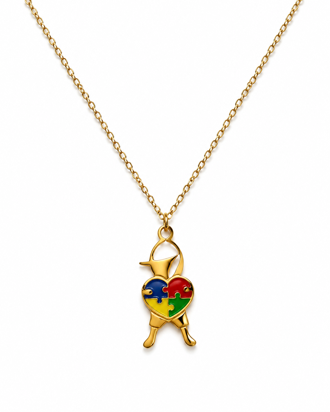 Collar Niño Corazón Puzzle