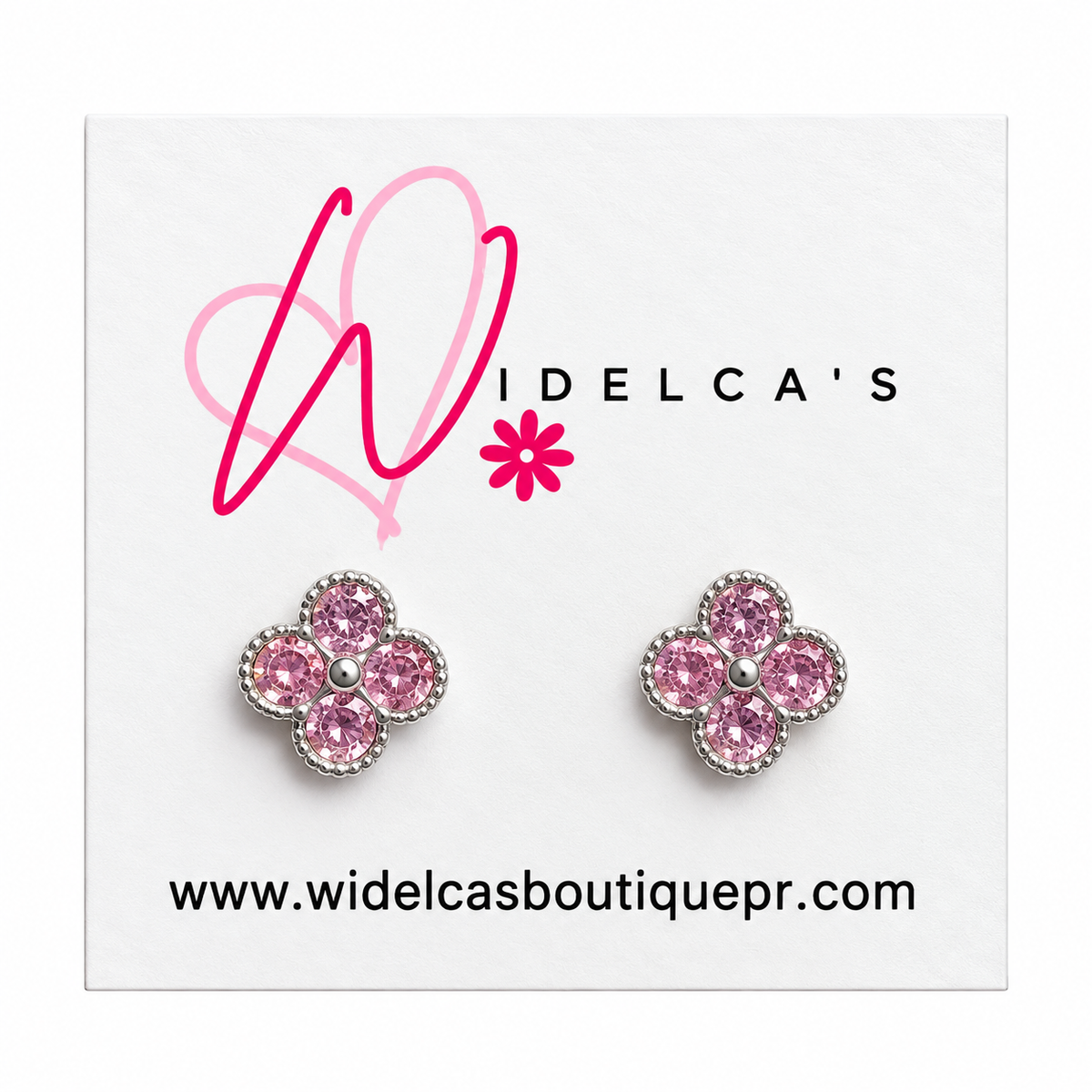 Arete Van Plata-Rosa