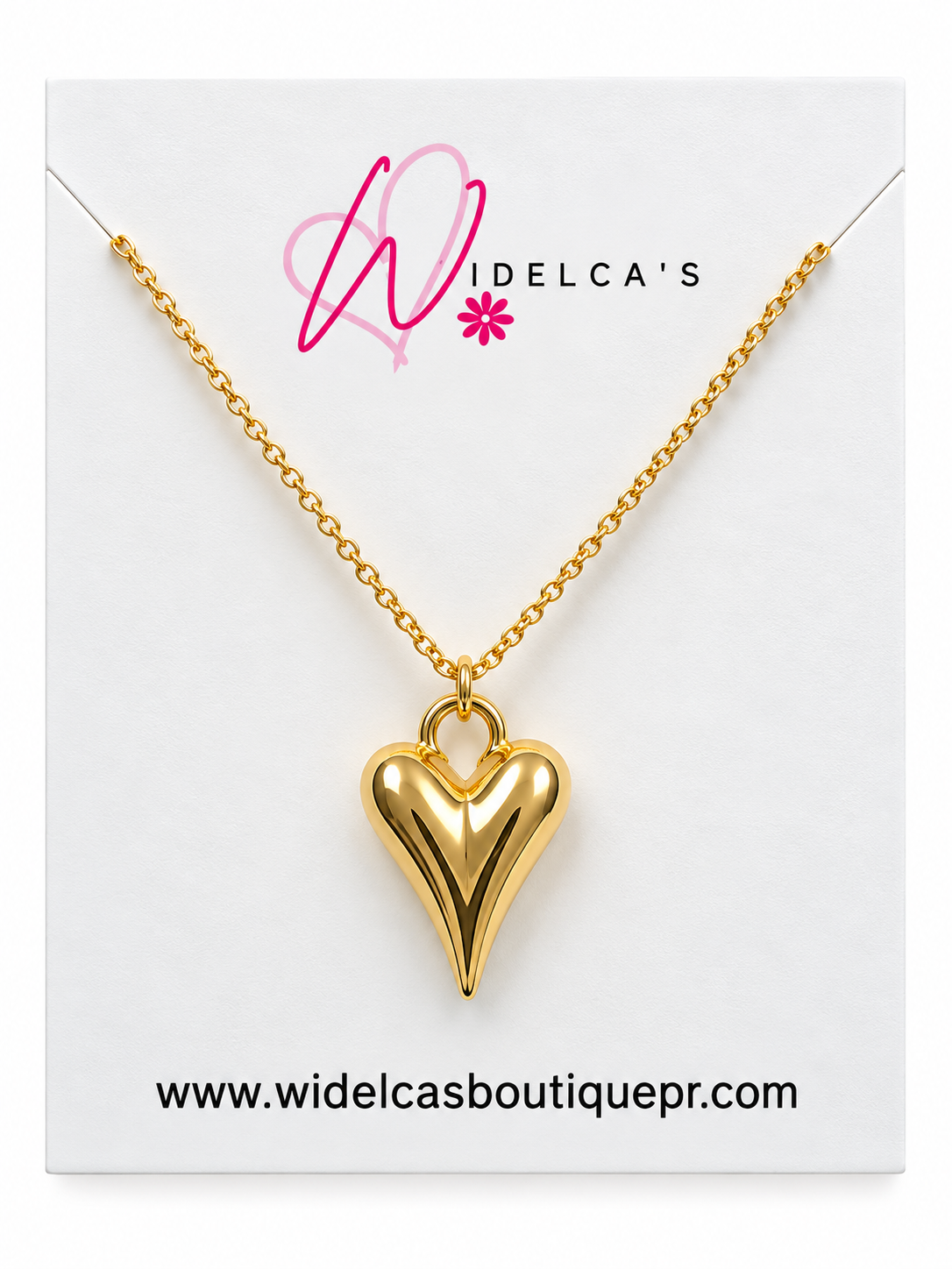 Necklace Corazon Gota