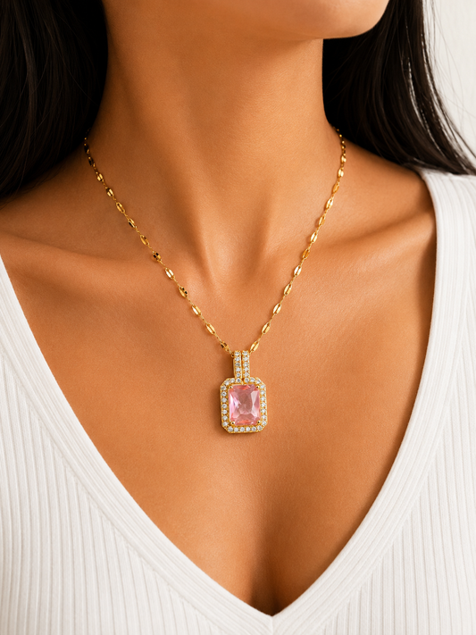 Necklace Diamante Rosa