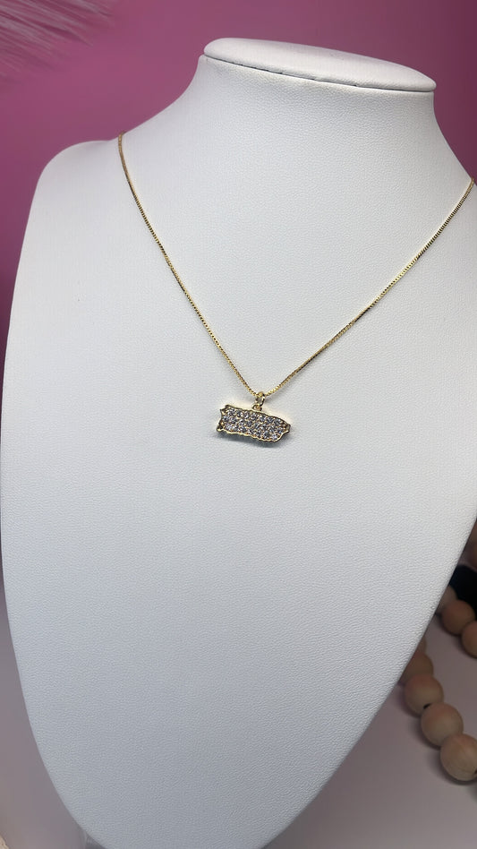 Necklace Mapa PR