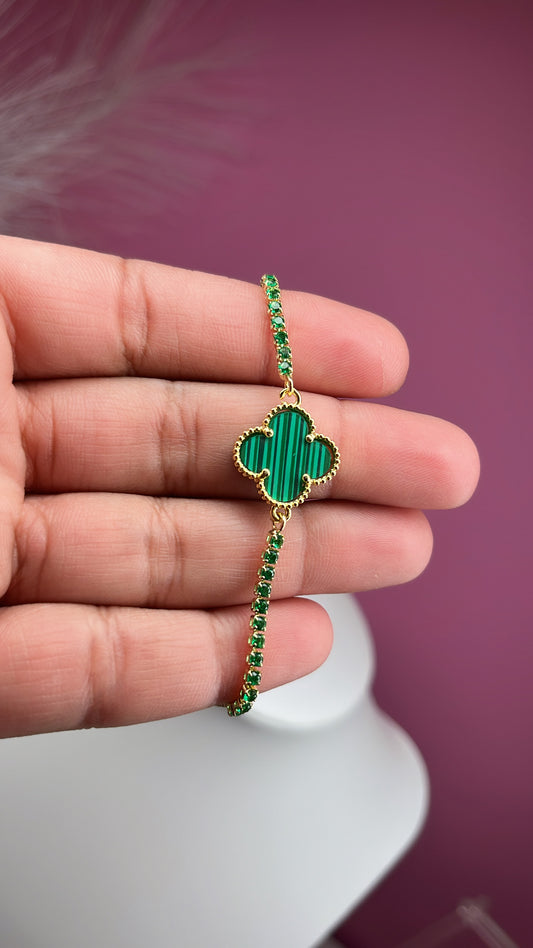 Pulsera Van Ajustable Verde