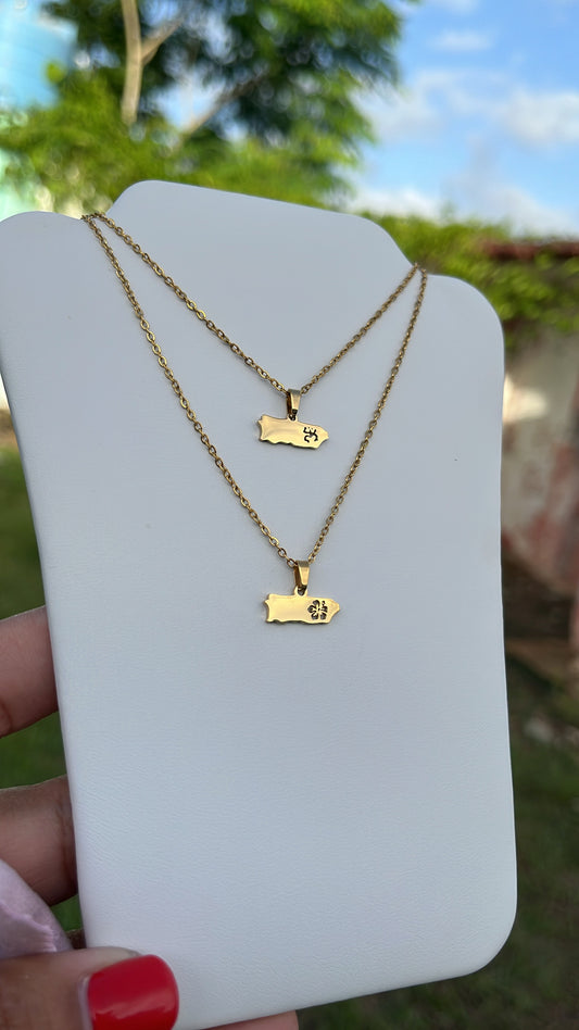 Necklace Mapa PR