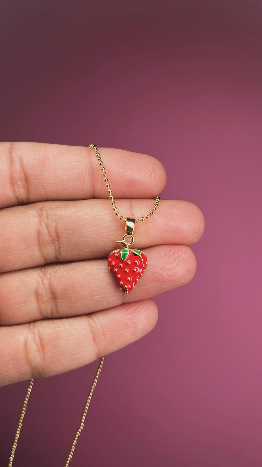 Necklace Sweet Strawberry