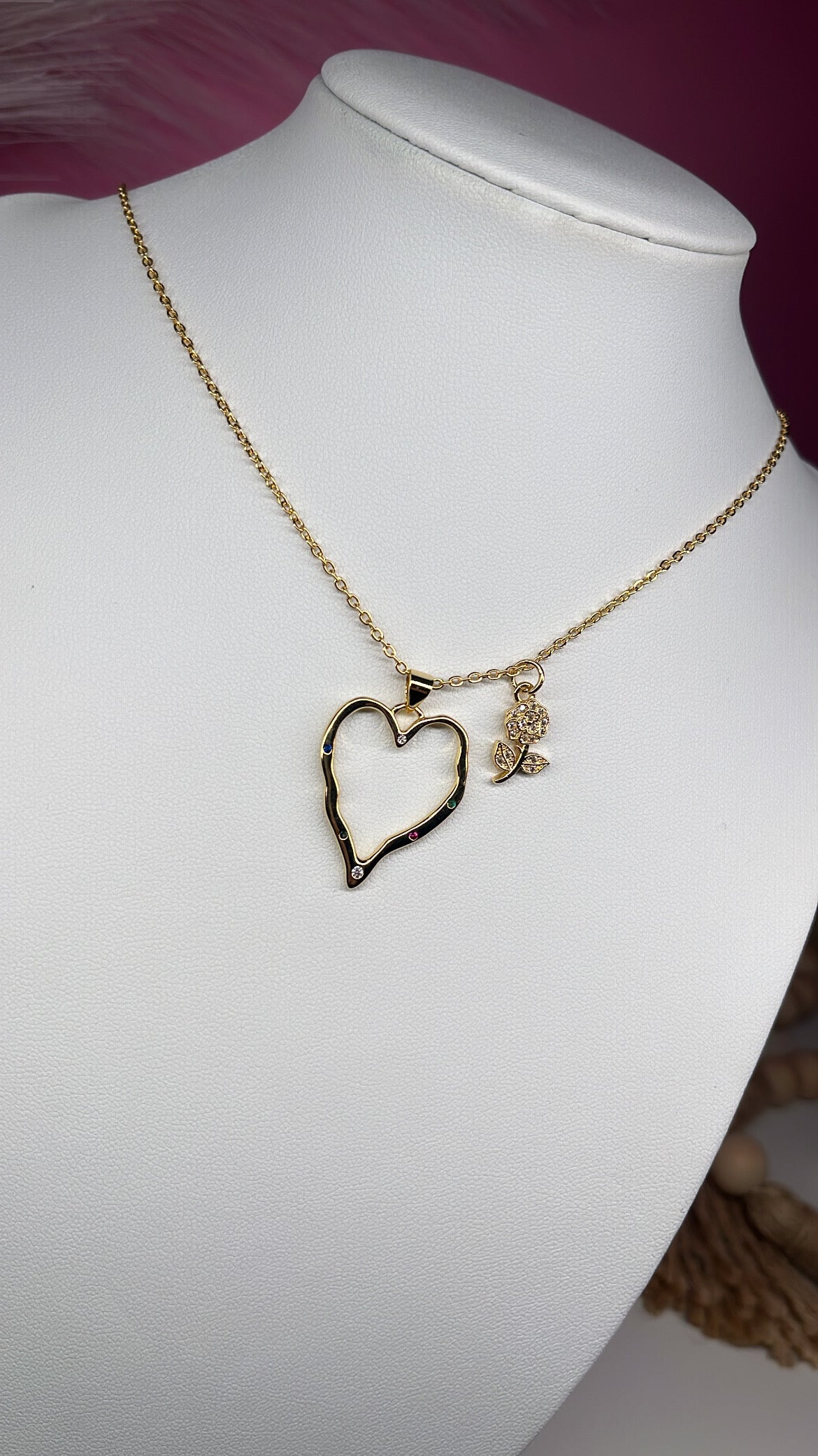 Necklace Love Bloom