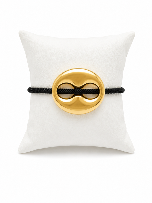 Pulsera Soga GG Negra