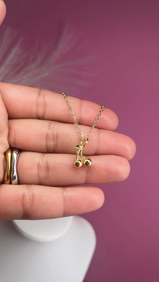 Necklace Cherry Dorada