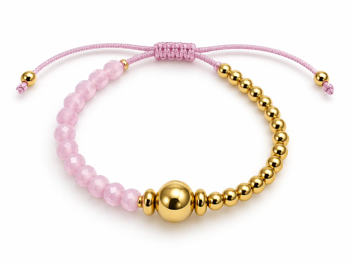 Pulsera Hilo Rose Rosa