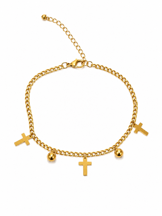 Pulsera S/S Cruz