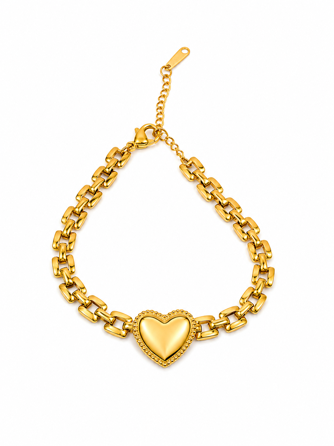 Pulsera Eslabones Corazón