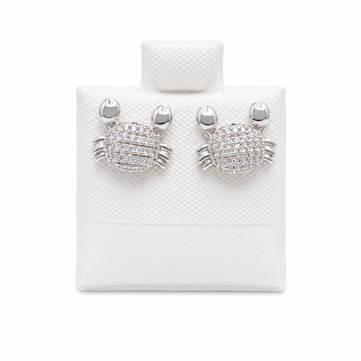 Stud Cangrejo Plata