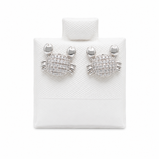 Stud Cangrejo Plata