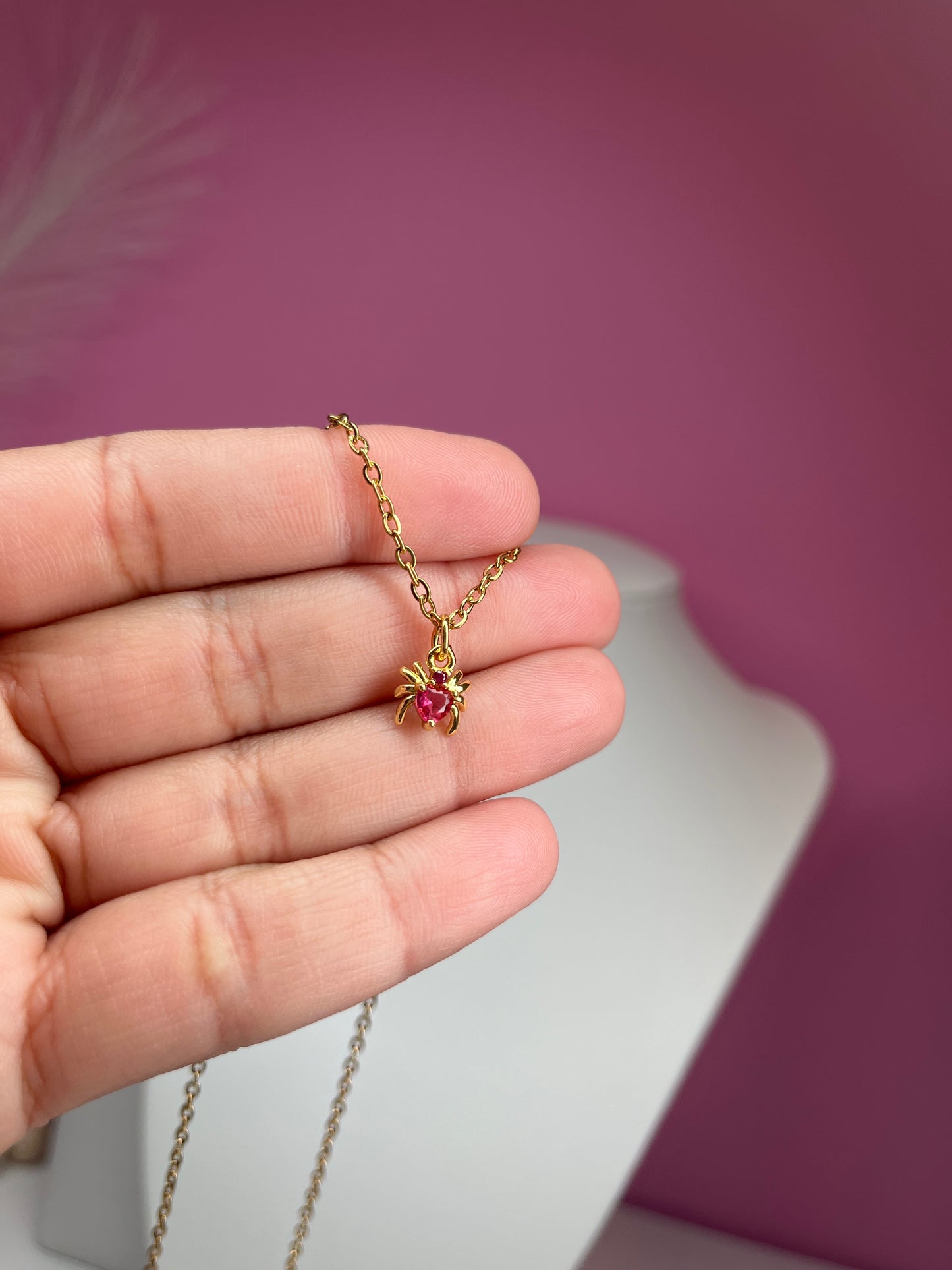 Spider Love Necklace