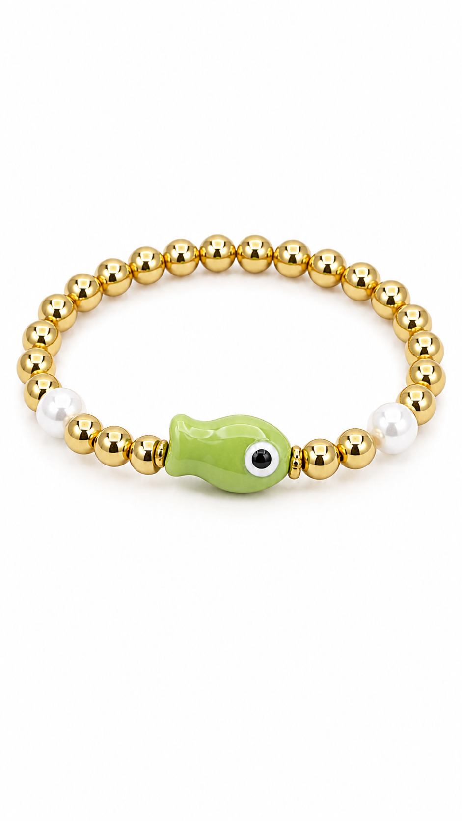 Pulsera Elástica Pez Verde