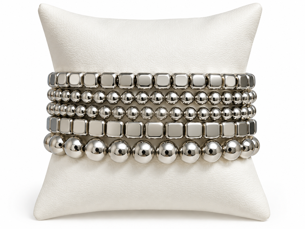 Pulsera Elástica Plata