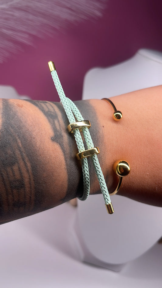 Pulsera Soga Menta