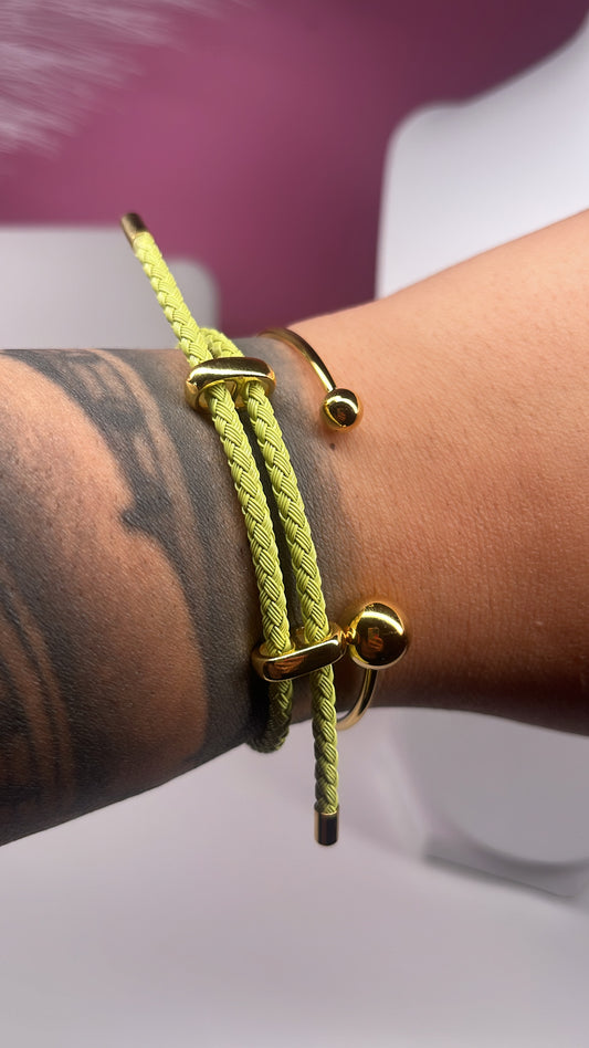 Pulsera soga Verde