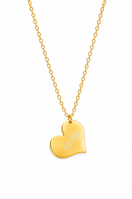 Necklace 11:11 Corazon