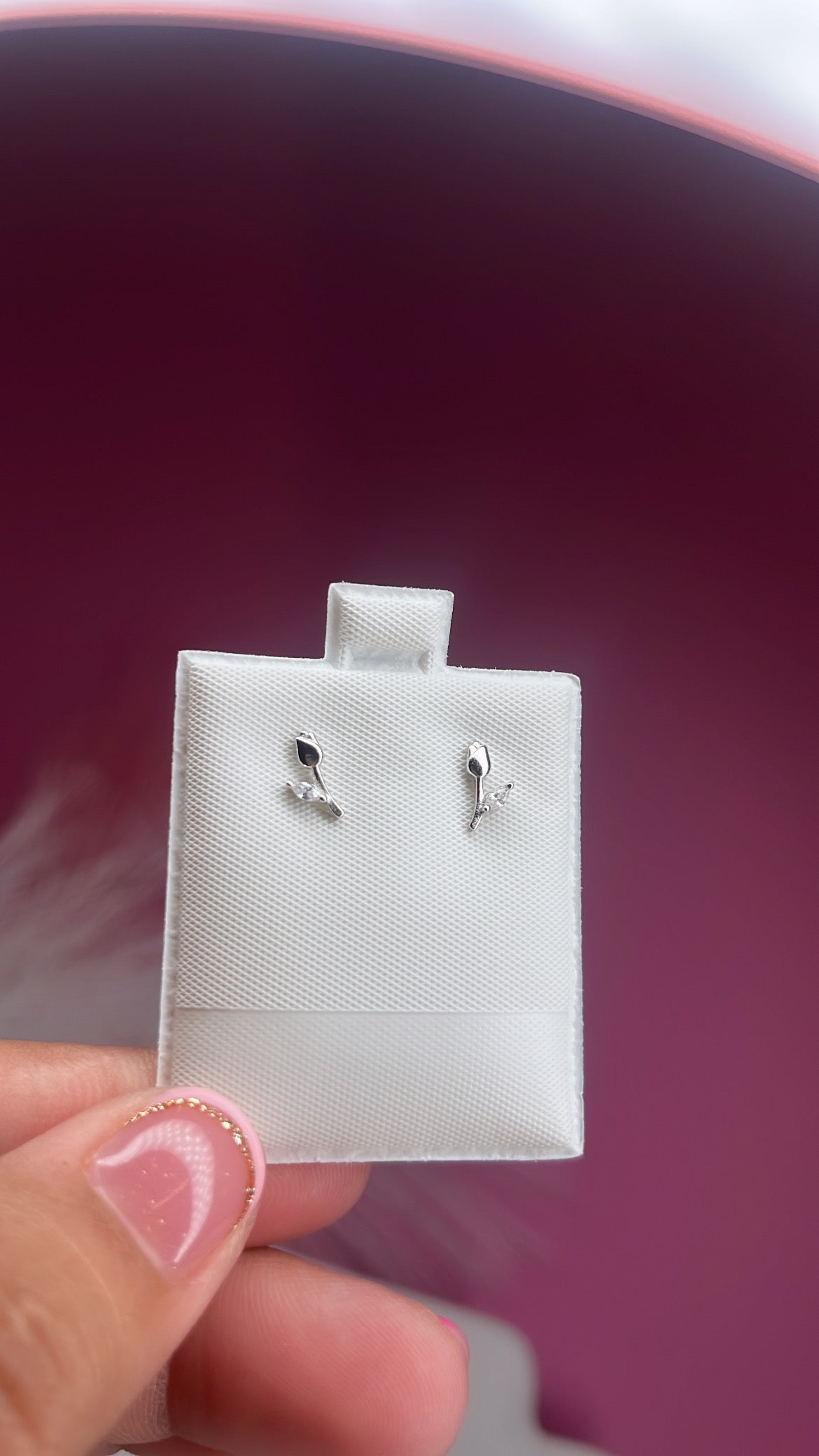 Arete Tulipán Plata