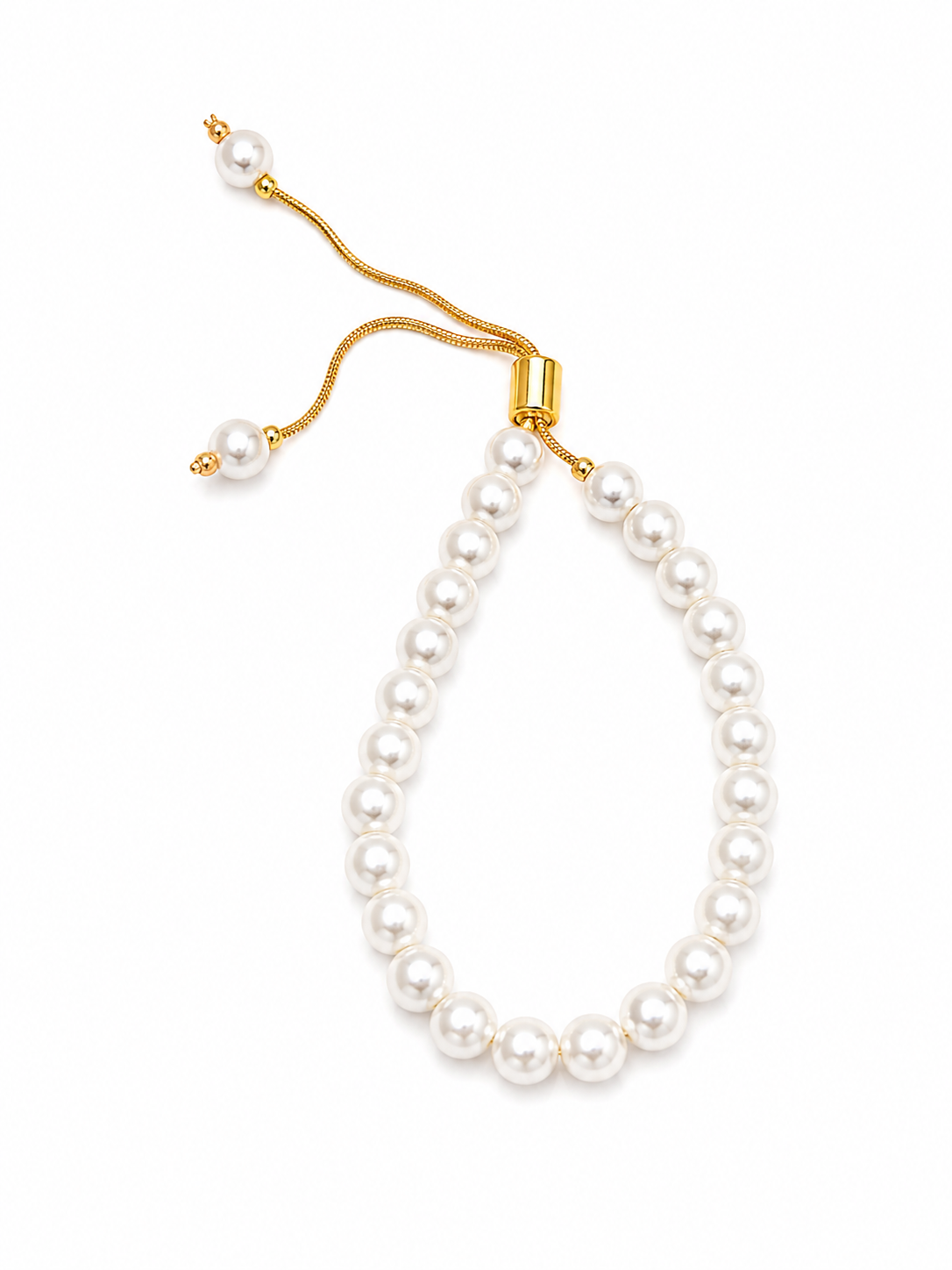 Pulsera perlas ajustable
