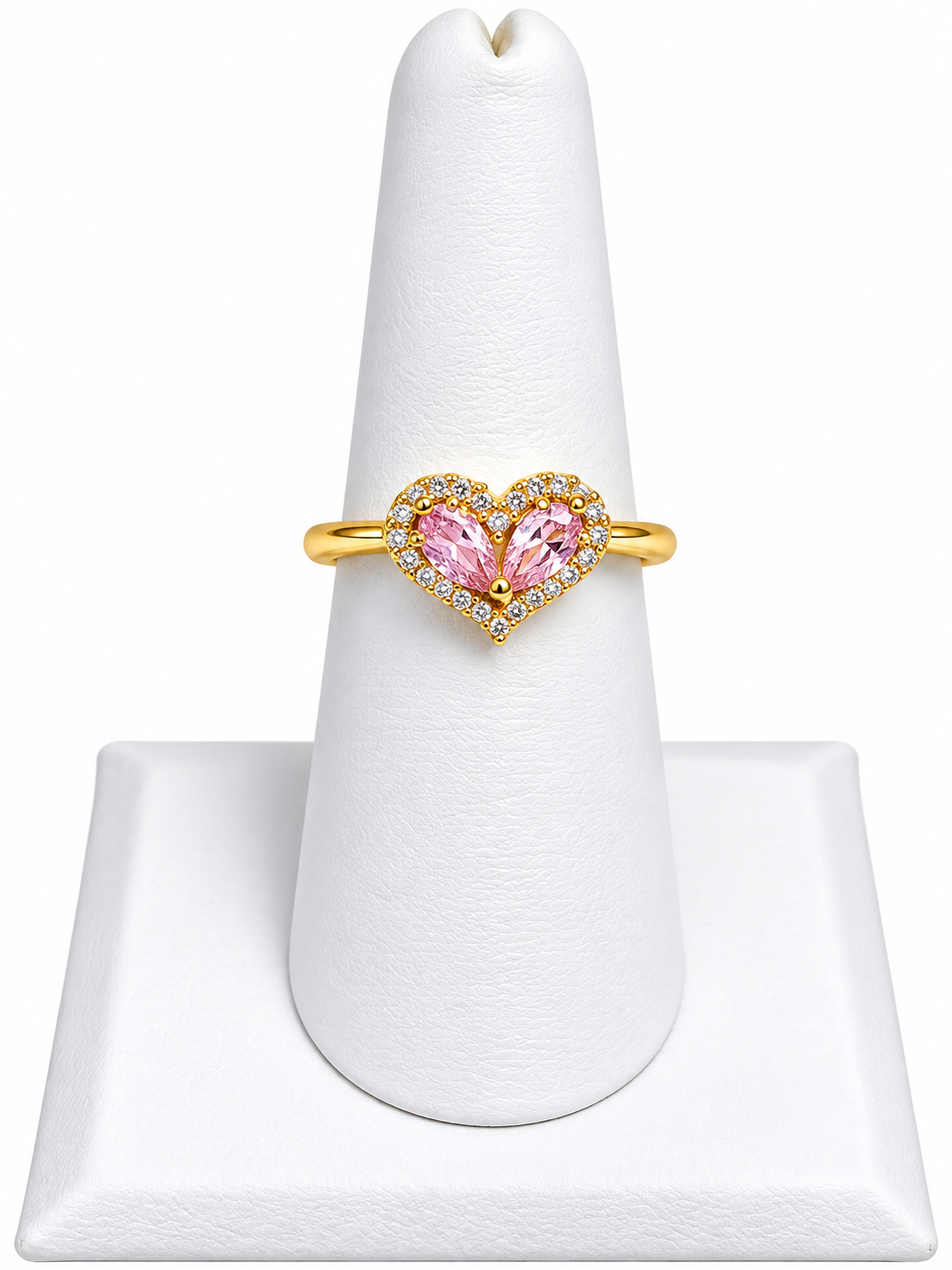 Anillo Corazón Rosa