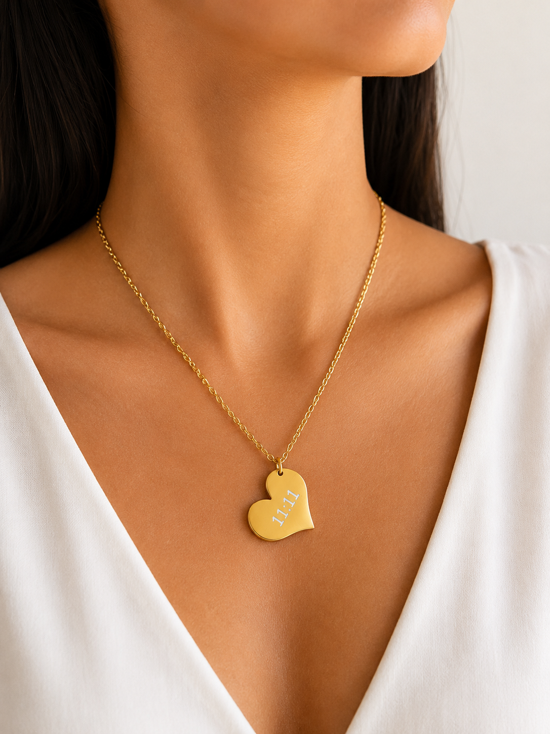 Necklace 11:11 Corazon