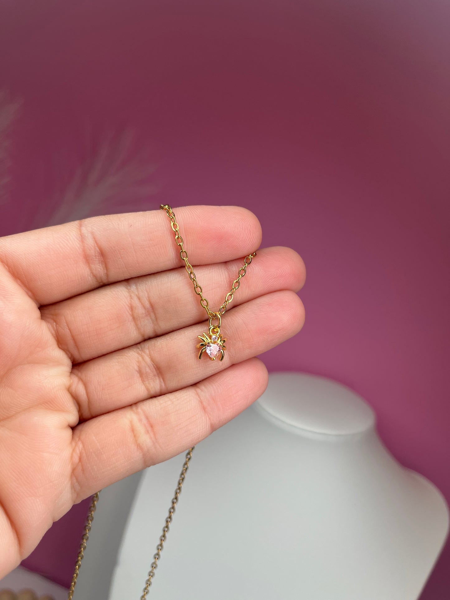 Spider Love Necklace