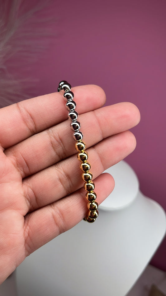 Pulsera Ajustable Oro & Plata