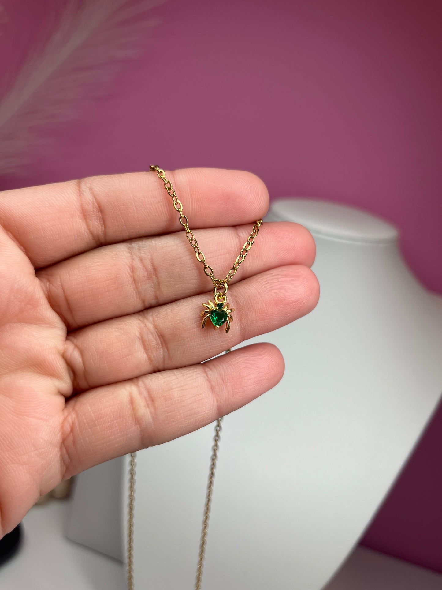 Spider Love Necklace