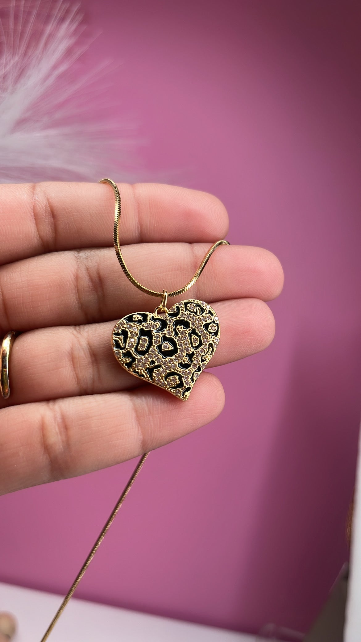 Necklace Cora-Fe-Print