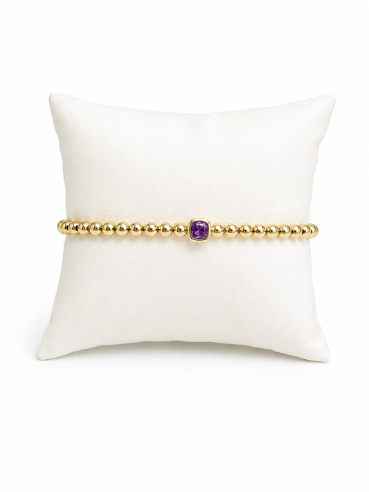 Pulsera Cuadrado Violeta