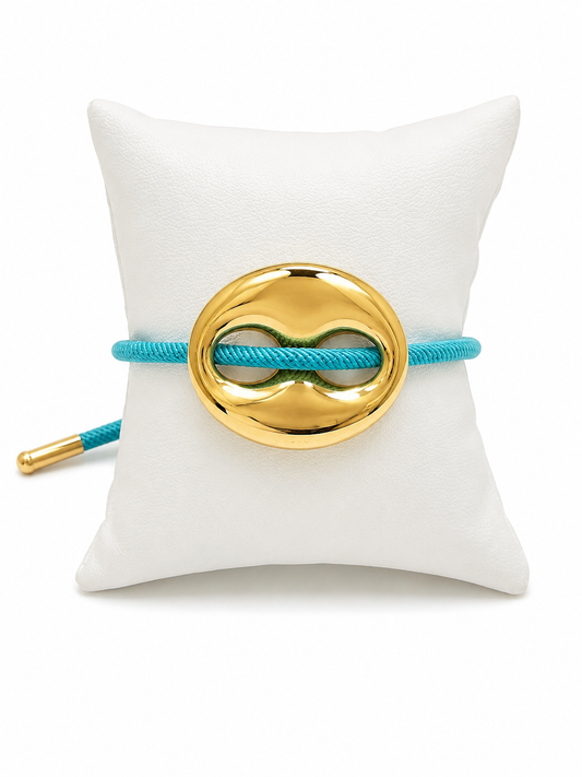 Pulsera GG Soga Turquesa