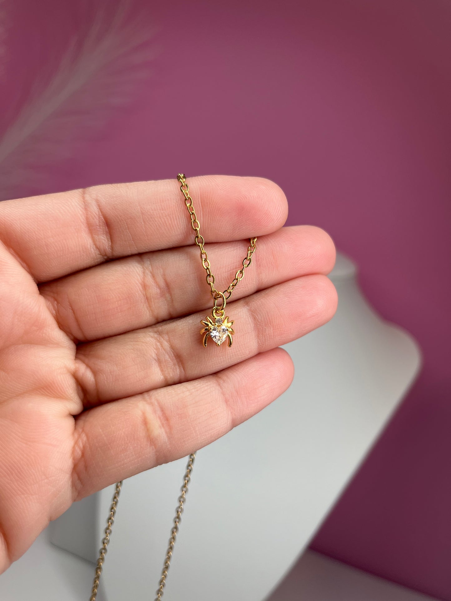 Spider Love Necklace