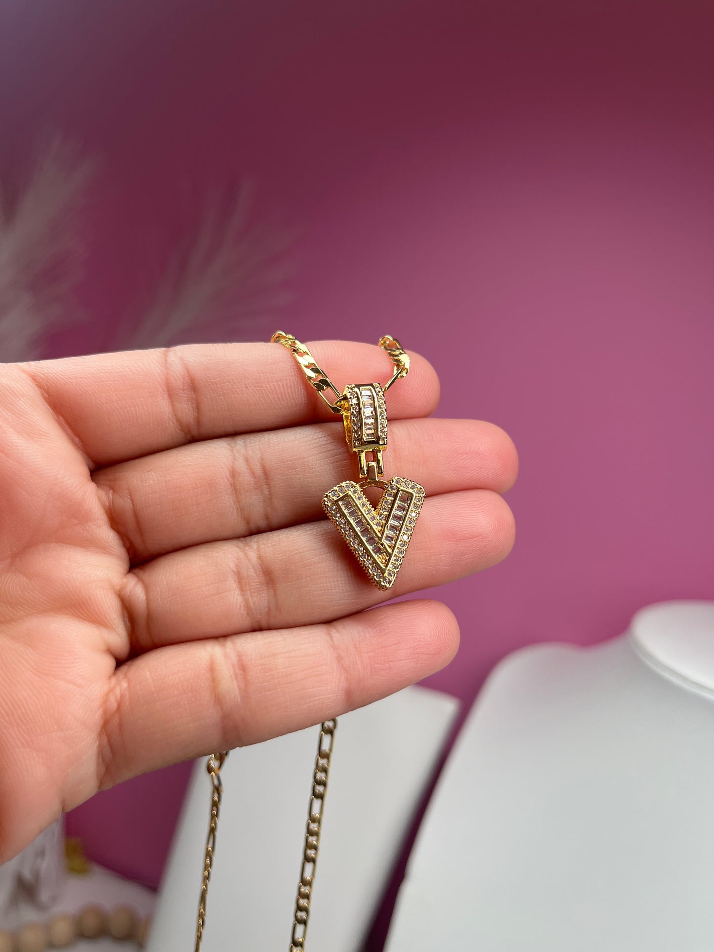 Necklace Inicial Brillante