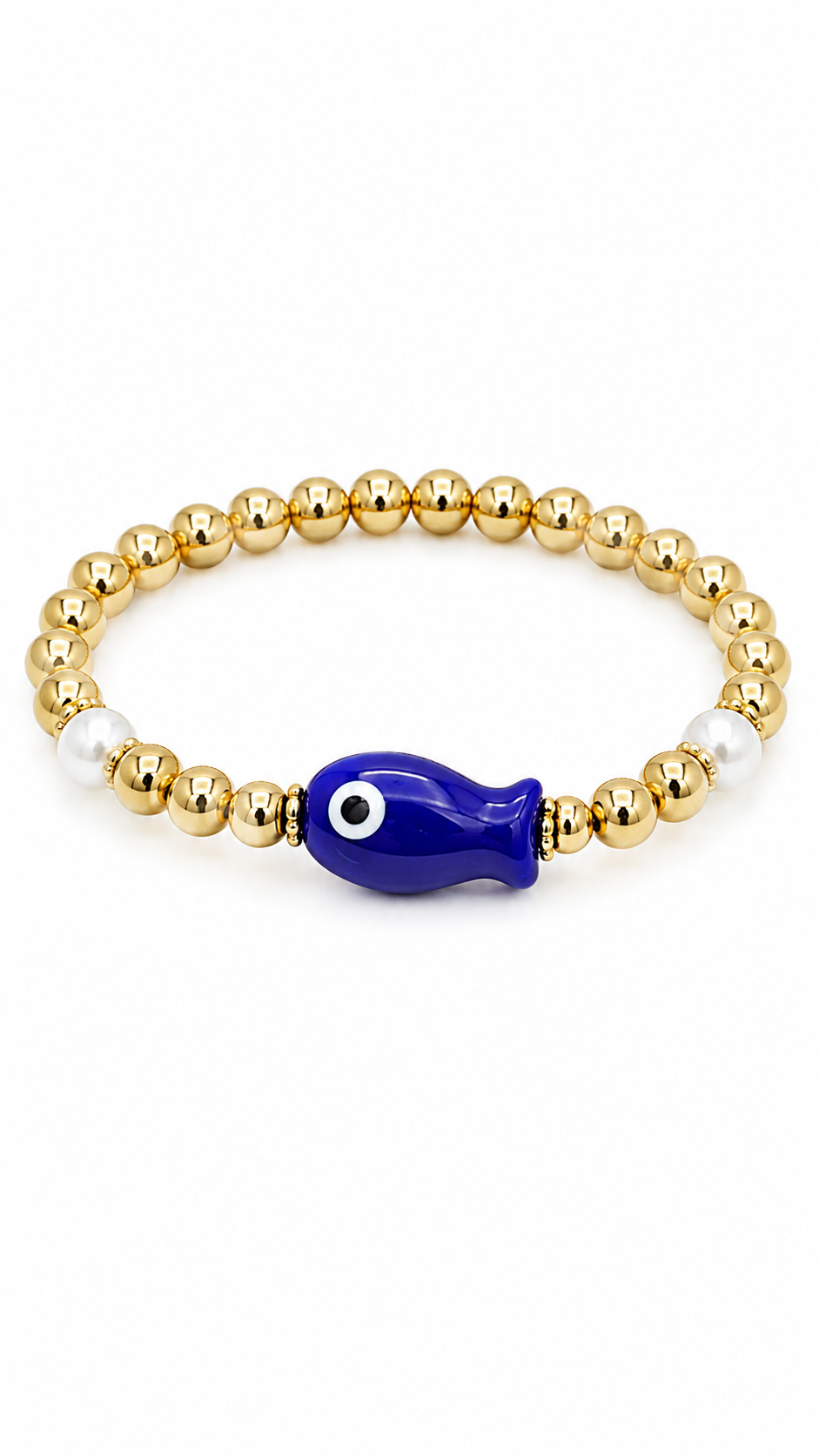 Pulsera Elástica Pez Azul