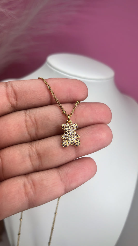 Necklace Oso Violeta