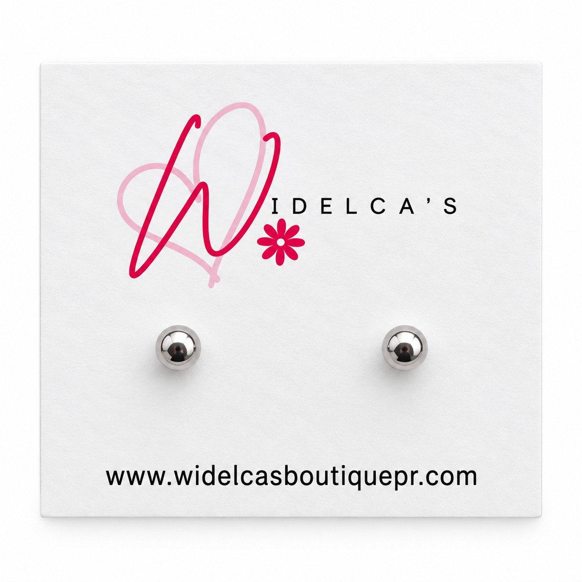 Arete bolita plata 1mm