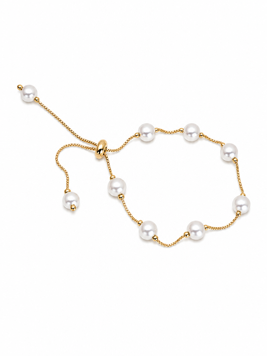 Pulsera Perlas Ajustable